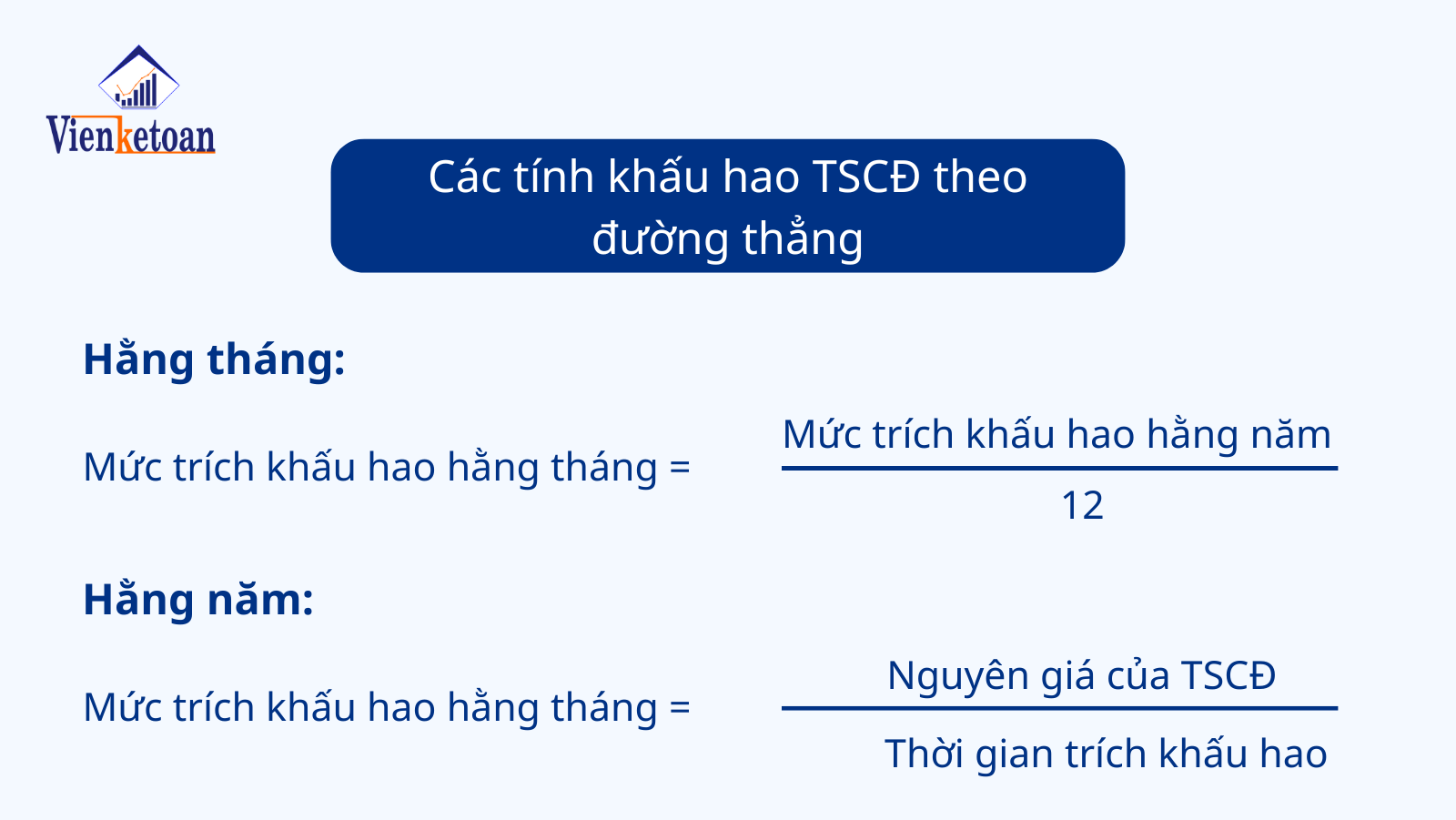 Phương pháp tính khấu hao tài sản theo đường thẳng