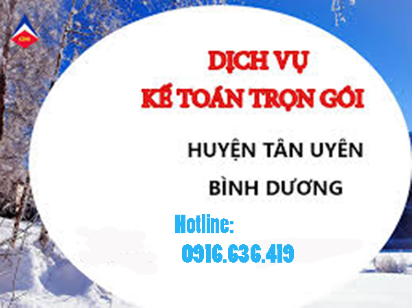 Công ty dịch vụ kế toán uy tín tại thị xã Tân Uyên Bình Dương