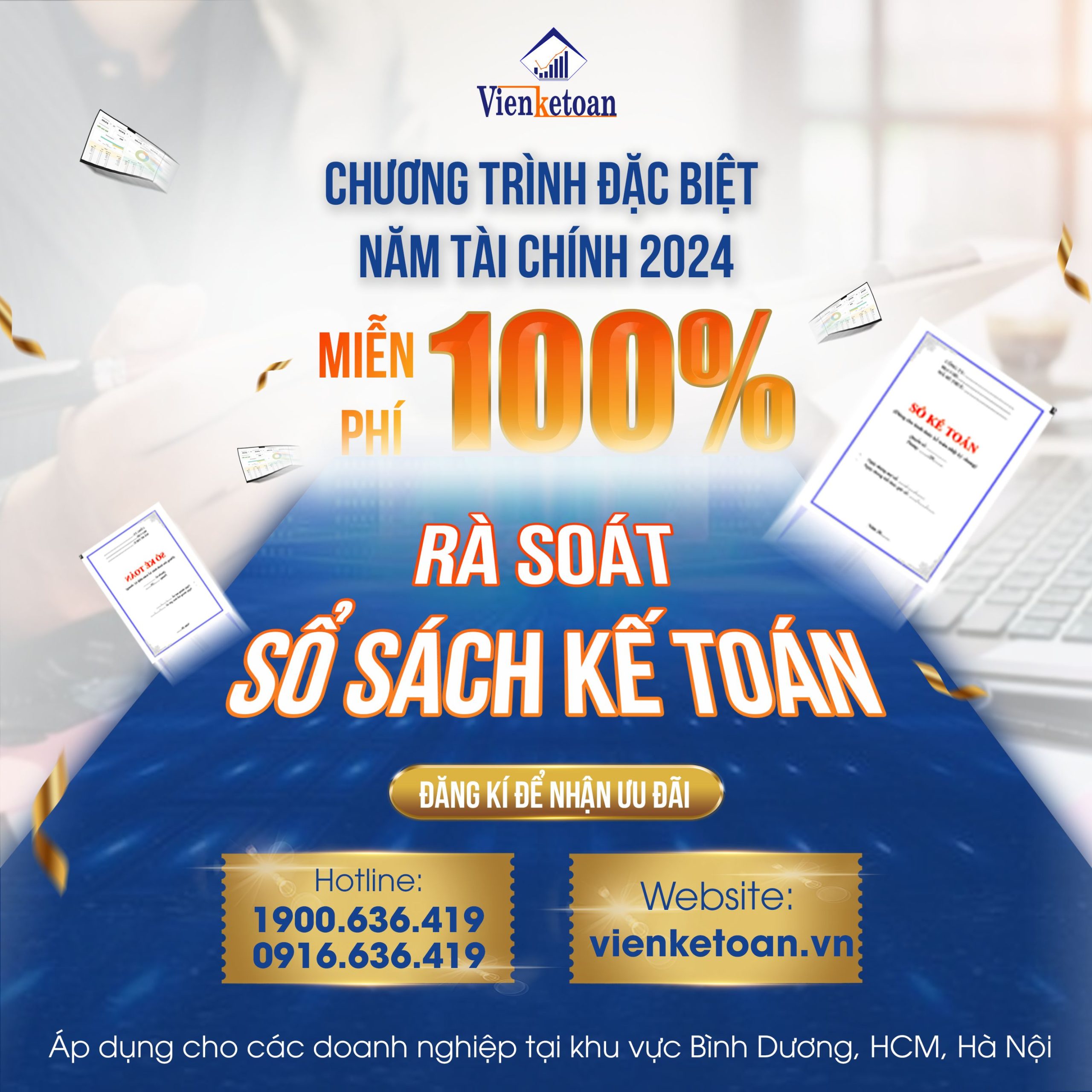 Ưu đãi đặc biệt – Rà sách kế toán miễn phí 100%